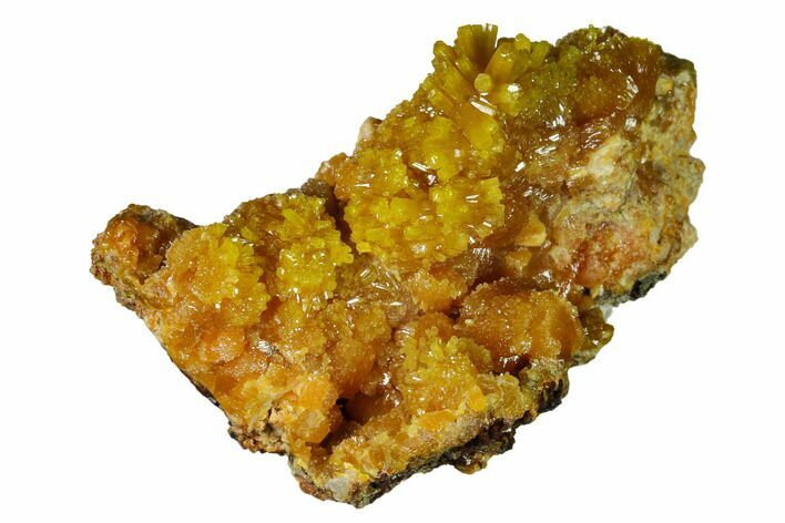 Vibrant Pyromorphite Crystal Cluster - Bunker Hill Mine, Idaho #168401